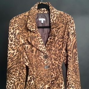 Women's Leopard Blazer